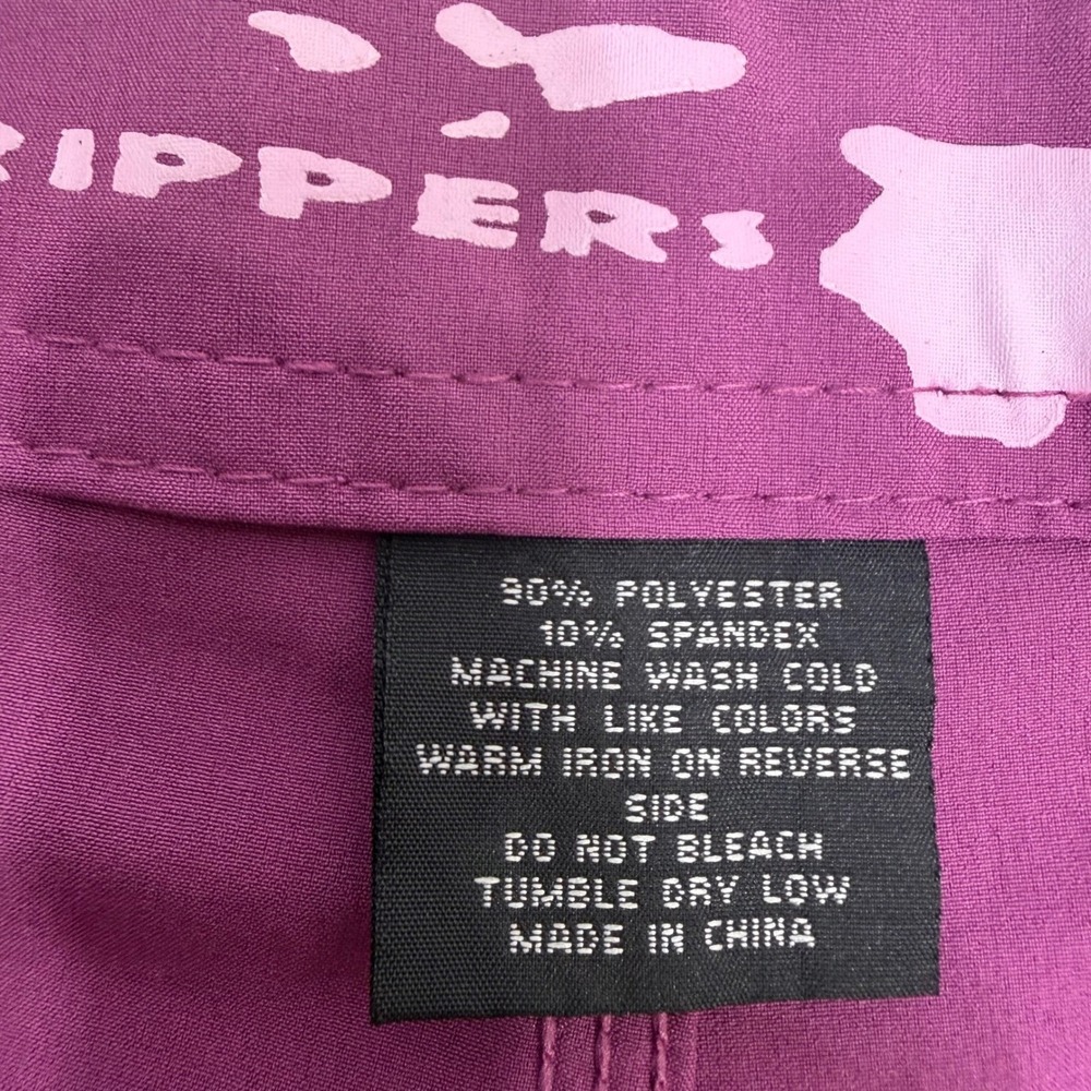 Maui Rippers Mens Purple Board Shorts Size 16 Stretch Surf Swim Trunks Cargo - Picture 3 of 6
